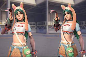 create stylized 3d characters for your game and animation