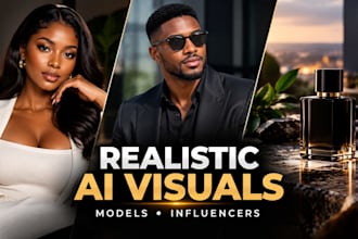 do professional realistic ai images, ai models and ai influencers for your brand
