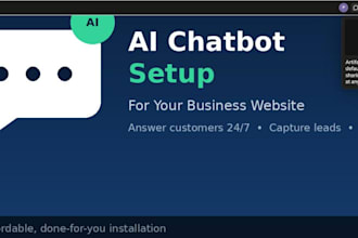 set up an ai chatbot for your business website
