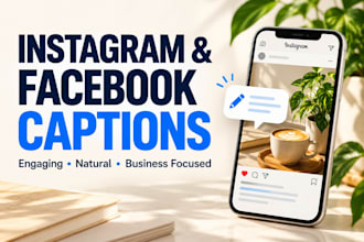 write engaging instagram and facebook captions for your business