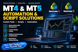 develop mt4 mt5 indicators and eas