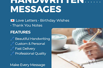 do personalized handwritten messages