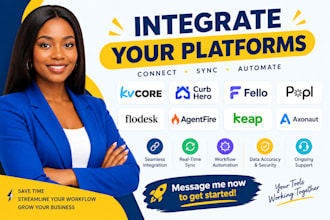 integrate kvcore curbhero fello popl flodesk agentfire keap axonaut servicetitan