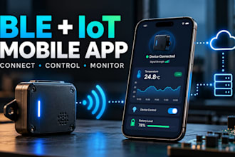 develop a bluetooth ble iot android and ios mobile app