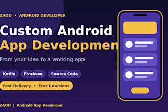 build a custom android app for your business or idea