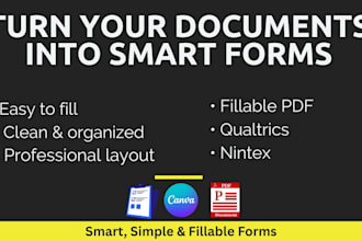 create fillable PDF forms, online surveys, qualtrics, and nintex forms
