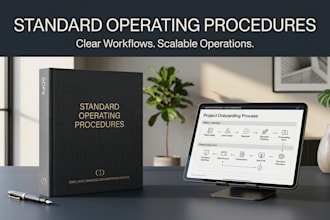 write professional standard operating procedures sop and process manuals