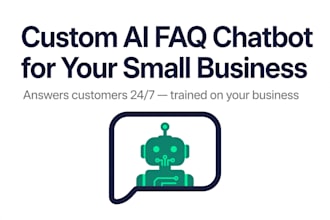 build a custom ai faq chatbot for your small business