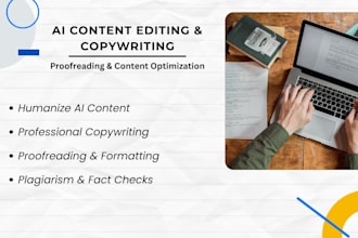 do copywriting, content proofreading, editing and ai data annotation
