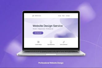 create responsive HTML css website landing page