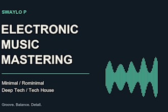 master your minimal deep tech and house music
