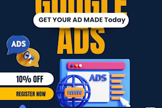 manage google ads campaign and create business websites