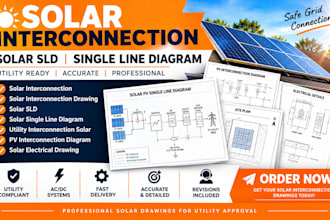 solar interconnection solar sld solar single line diagram