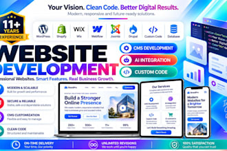 build a professional responsive website from scratch