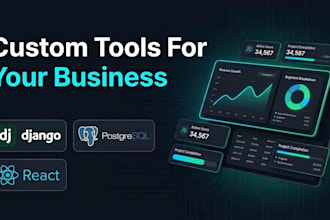 build custom internal business tools and admin dashboards