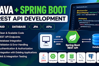 create a java spring boot rest API