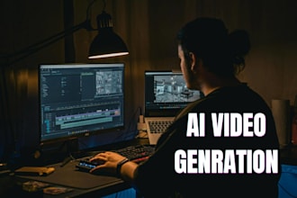 create ai generated long videos for faceless youtube channels