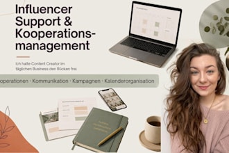 support content creators with their daily business