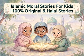 write islamic kids moral bedtime and short story