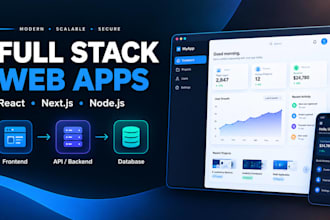 build a full stack web app with react and nextjs