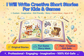 write a creative short story and game story for you