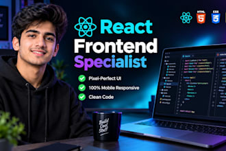 convert figma design to react and html frontend website