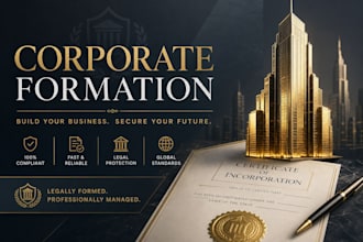 register US llc, ein and us bank act as your us lawyer