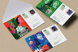 design an amazing postcard