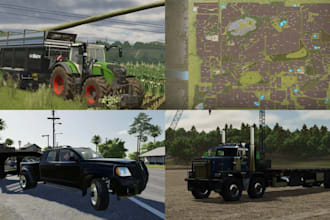 convert custom fs25 fs22 fs19 farming simulator mods, maps, vehicles and trucks