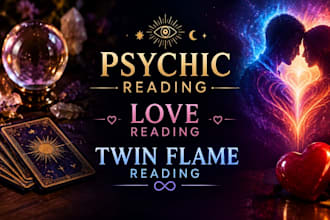 give you accurate personalized love reading intuitive psychic twin flame reading