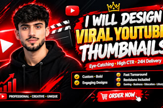 make clickbait viral mrbeast style youtube tumbnail design