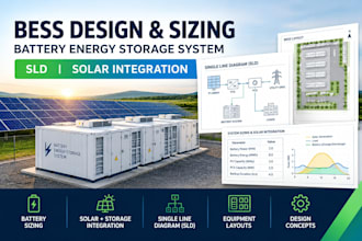 do bess design and sizing, battery energy storage system, sld, solar integration