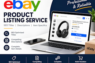 create SEO optimized product listings on ebay