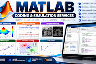do matlab coding, simulation and data analysis