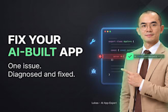 fix claude code lovable replit or vibe coded app issues