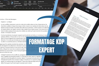 format and layout your manuscript for amazon kdp