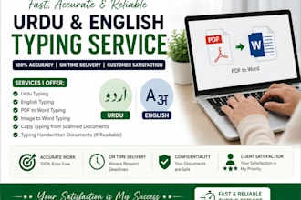 do  urdu and english typing