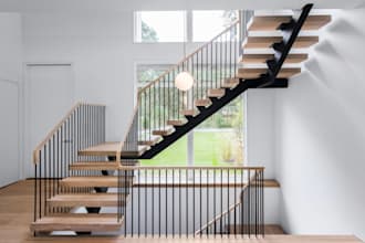 design and detail custom staircase handrails and railing systems