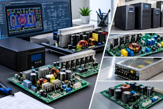 design custom inverter, ups, igbt inverter, power supply, power electronics pcb