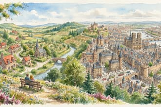 paint landscapes in watercolor