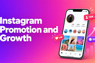 be your professional social media marketer for instagram promotion