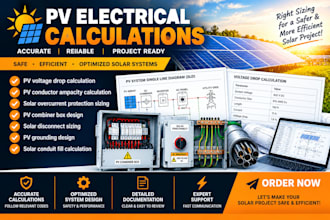 pv voltage drop calculation solar overcurrent protection sizing