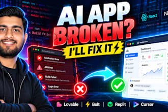 fix your ai generated or vibe coded website or web app