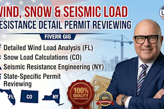 design fl,co,and ny wind snow and seismic load resistance detail permit review