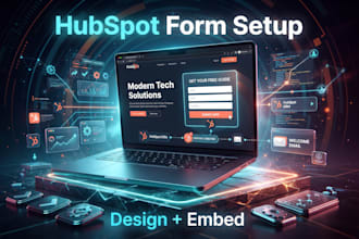 design and embed a hubspot lead capture form on your website, hubspot lead forms