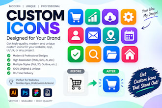 design a custom icon system for you