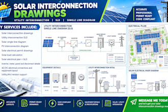 solar interconnection drawings utility interconnection sld solar single line