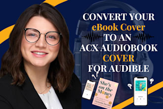 convert your ebook cover to an acx audiobook cover for audible