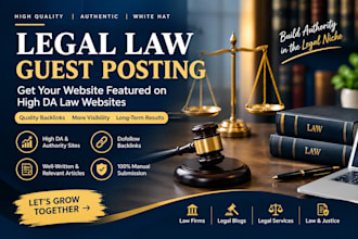 law guest posts and legal backlinks on quality websites