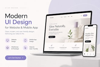 craft a premium UI design for your mobile app or webs